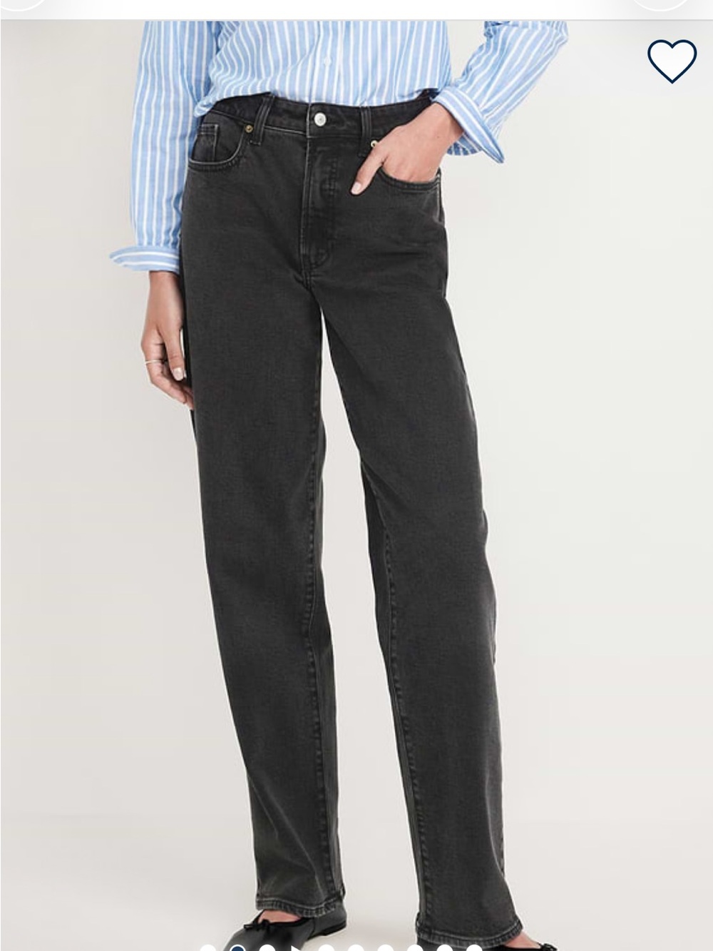Classic woman’s Black wide leg baggy Jeans
